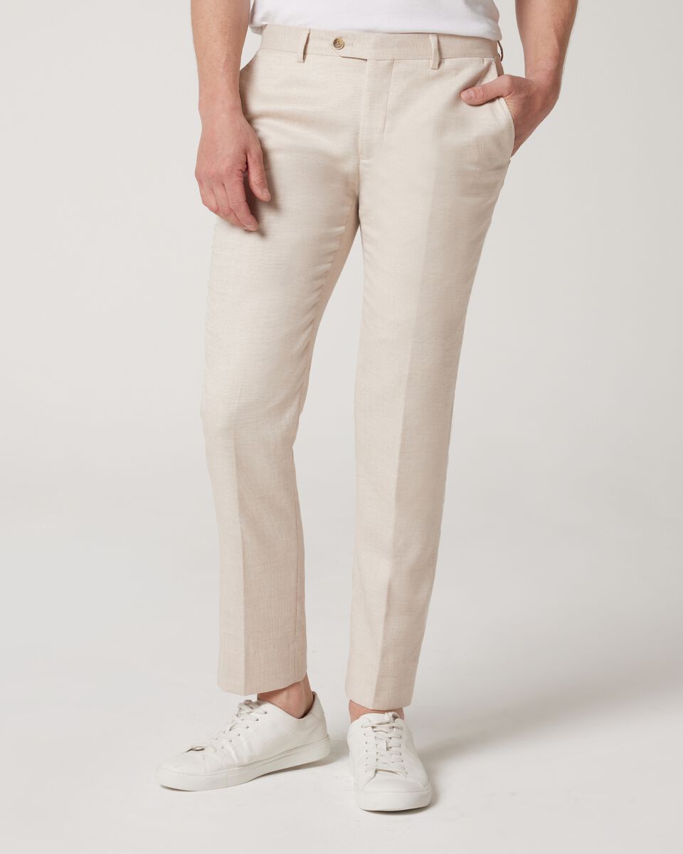 Slim Stretch Textured Tailored Pant
